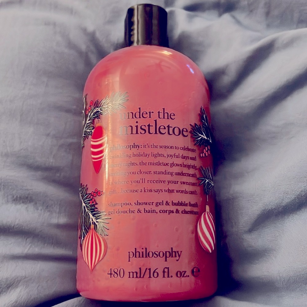 NWT Philosophy 3 in 1 shower gel, under the mistletoe